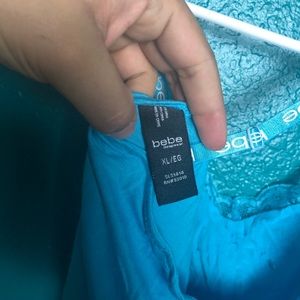 Blue BEBE Sleepwear Tank Top